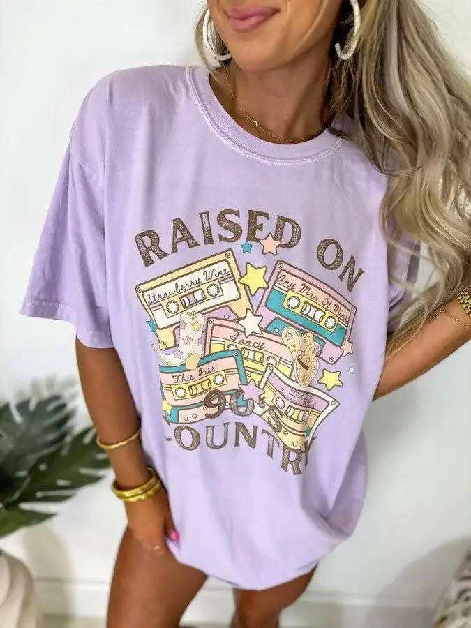 PREORDER: Raised on 90’s Country Graphic Tee